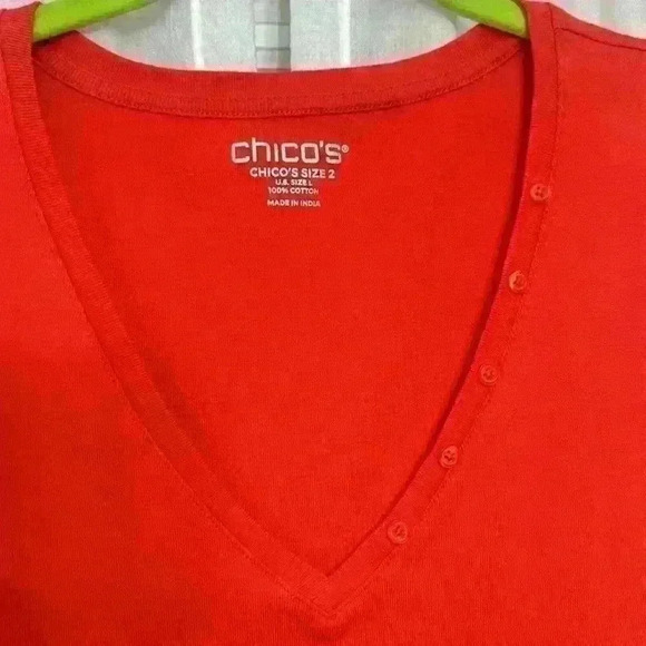 2 piece Chicos Set Sz 2 Large Nylon Sweater/Tank Set Item# 8B - Picture 6 of 8